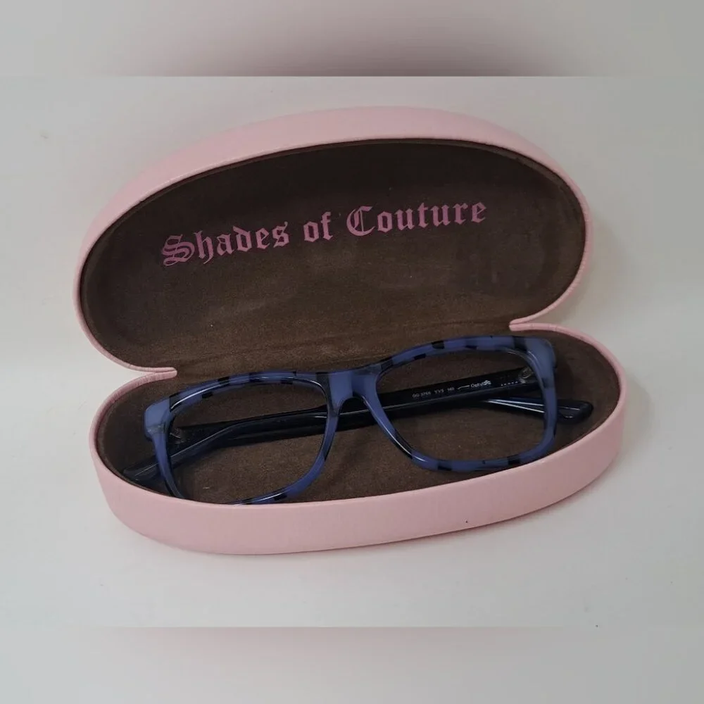 Gucci Eye Glasses Frames Blue Black Italy Square GG 3765 YV5 53mm 53-15-140